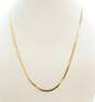 14K Gold Chain Necklace 5.5g image number 1