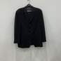 Authentic Armani Collezioni Mens Black 2 Piece Blazer Pants Suit Sz 56R W/COA image number 3