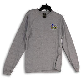 Mens Gray NCAA 2004 Womens College Soccer Pullover Athletic T-Shirt Size S