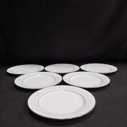 Bundle of 6 Noritake Cumberland Pattern 2225 Salad Plates