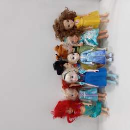 9pc Bundle of Assorted Disney Princess Dolls