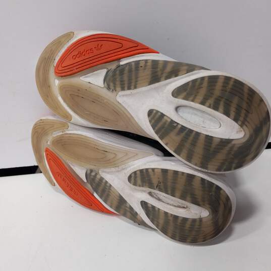 Women's Adidas Originals Ozelia Orange/Black Leopard Print Sneaker Shoes Size 9.5 image number 5