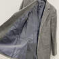 Mens Gray Long Sleeve Pockets Single Breasted Two Button Blazer Size 52 R image number 4
