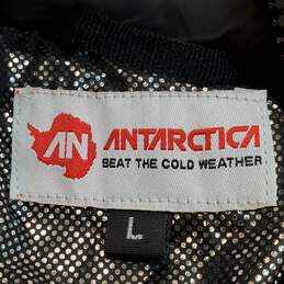 Antarctica Men Black Puffer Heated Coat L NWT