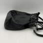 Coach Womens Black Leather Detachable Strap Drawstring Bucket Crossbody Purse image number 4