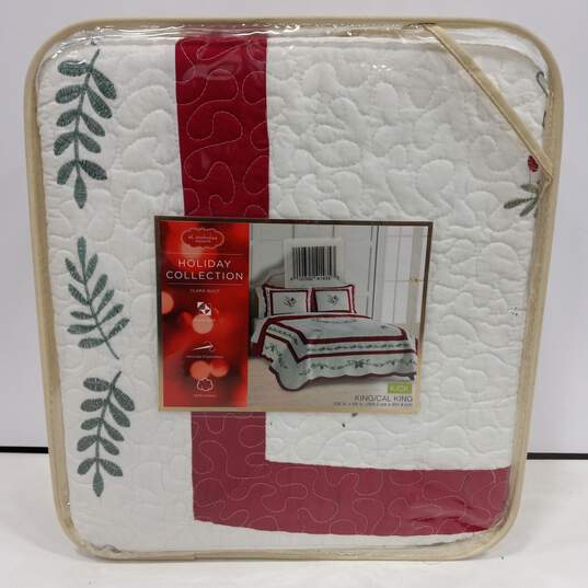 St. Nicholas Square - Holiday Collection 'Clara Quilt' King/Cal King New With Tag image number 4