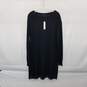 Sanctuary Black Knit Long Sleeved Pullover Dress WM Size XL NWT image number 1