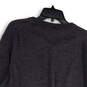 Mens Gray Tight-Knit Long Sleeve V-Neck Pullover Sweater Size Medium image number 4