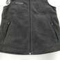Women's Black Columbia Fleece Zip Vest (Size S) image number 5
