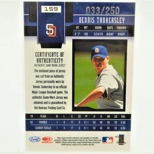 3 MLB Game Used/Game Worn Memorabilia Cards image number 5