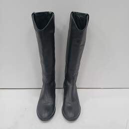 Frye Carson Black Leather Knee-High Boots Women's Size 8M