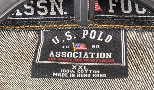 US Polo Assn Black Jean Jacket - Size XXL image number 3