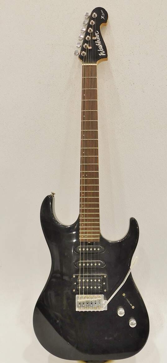 Washburn Brand X-Series Model Black 6-String Electric Guitar image number 1