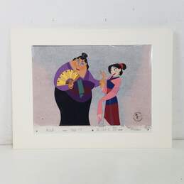 Disney Limited Edition Character Cel from Mulan with COA alternative image