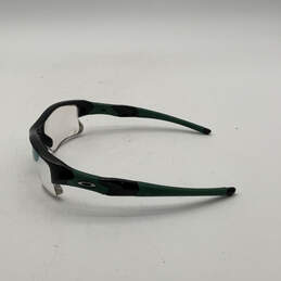 Mens 03-946 Black Green Full Rim Wrap Prescription Eyeglasses With Case alternative image