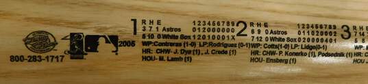 Chicago White Sox 2005 World Series Championship Bat MLB Signed 3027 of 5000 image number 5