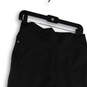 NWT Womens Black Stretch Elastic Waist Pull On Ankle Leggings Size XL image number 4