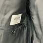 Armani Collezioni Mens Black Three Button Blazer & Pant Suit Set Size 46L w/ COA image number 8