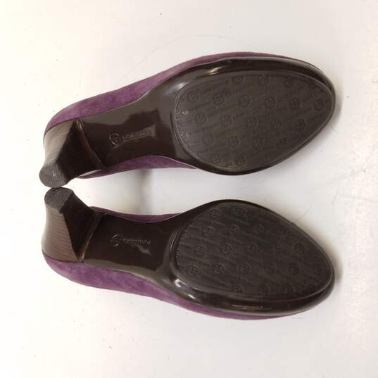 Giani Bernini Women's Purple Suede Heels Size 5.5 image number 6