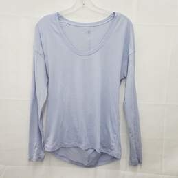 Lululemon Athletica Lavender Striped Long Sleeve Top Unknown Size