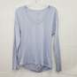 Lululemon Athletica Lavender Striped Long Sleeve Top Unknown Size image number 1