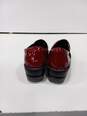 BOC Women's Red Leather Walking Shoes image number 4