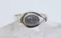 Artisan 925 Sterling Silver Star Hoop Earrings Amethyst Pendant Necklace & Blue Topaz & Labradorite Rings 30.6g image number 4