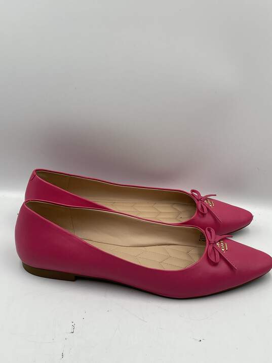 Womens Annabel C2911 Pink Leather Pointed Toe Ballet Flat Sz 11 W-0528782-E image number 1