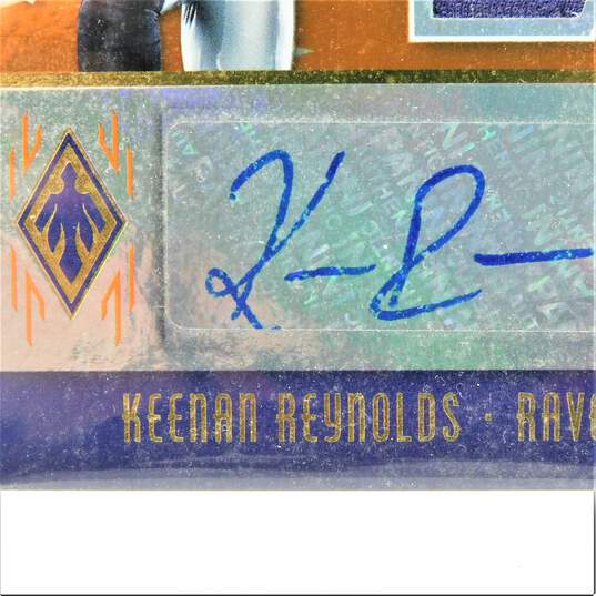 2016 Keenan Reynolds Panini Phoenix Rookie Jumbo Auto Patch Orange /49 Baltimore Ravens image number 3