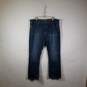 Mens Cotton Medium Wash Regular Fit Denim Straight Leg Jeans Size 44X34 image number 1