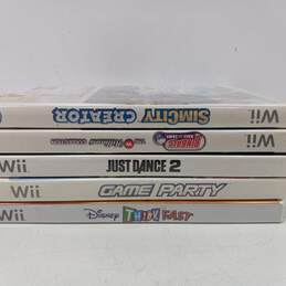 Bundle of 5 Various Nintendo Wii Video Games
