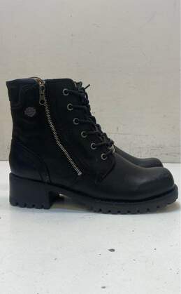 Harley Davidson Leather Asher Boots Black 10