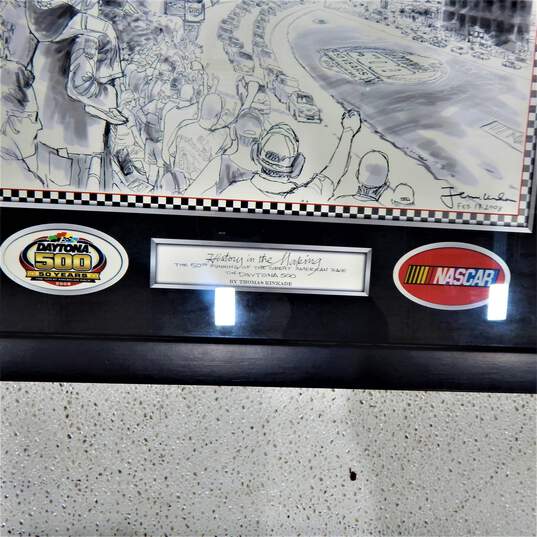 Thomas Kinkade  History in the Making  The Daytona 500 Signed image number 3