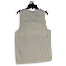 NWT Womens White Round Neck Sleeveless Pullover Tank Top Size XL alternative image