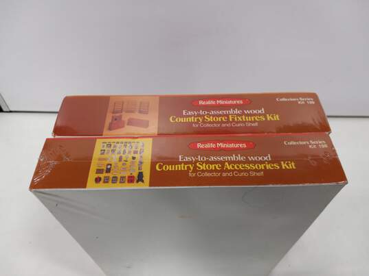Bundle of 2 Country Store Miniature Furniture Kits Factory Sealed image number 3
