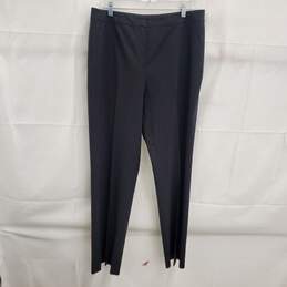 Lafayette 148 Menswear Black Stretch Dress Pants Size 12