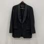 Mens Black Long Sleeve Single-Breasted 2 Piece Suit And Pants Set Size 41L image number 2