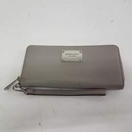 Michael Kors Grey Leather Wallet