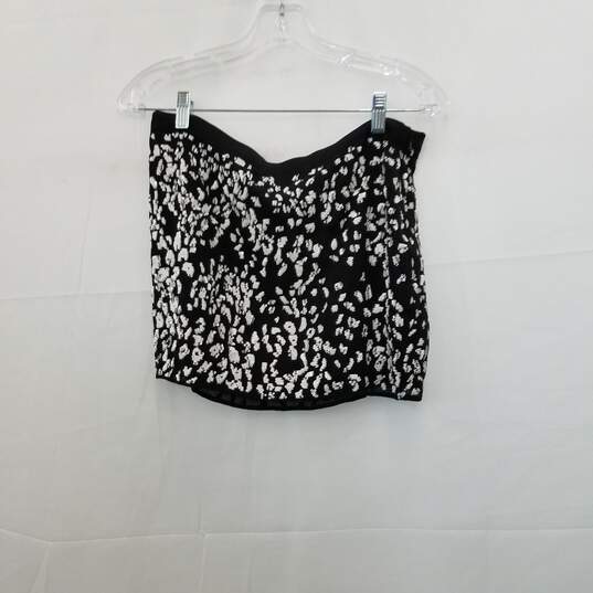 Haute Hippie Black & White Sequin Skirt NWT Size Small image number 2