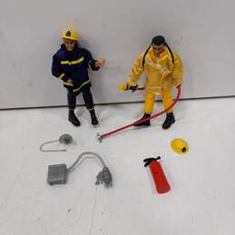 Vintage Fire Rescue Action Figure Play Set alternative image