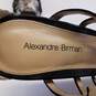 Alexandre Birman Black Snakeskin Leather Cage Sandal Heels Shoes Size 39.5 B image number 7