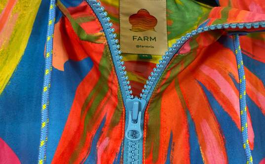 Farm Rio Women's Multicolor Neon Windbreaker- XS image number 5