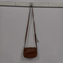 Michael Kors Charlton Brown Pebbled Leather Crossbody Bag Purse alternative image