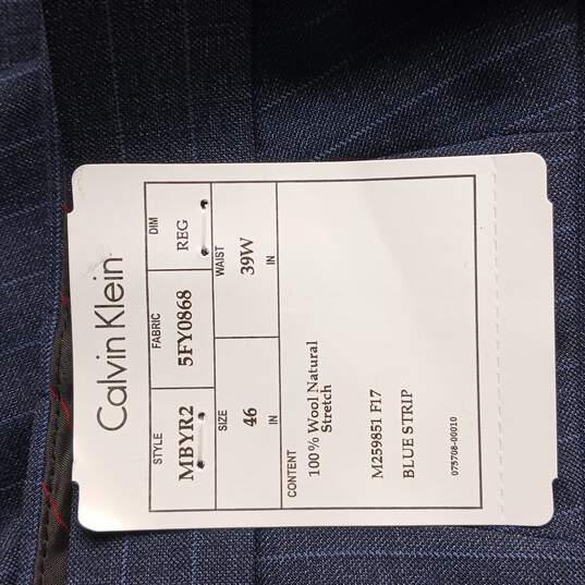 Men’s 2pc Calvin Klein Pant Suit Set Sz 46R/39W NWT image number 3