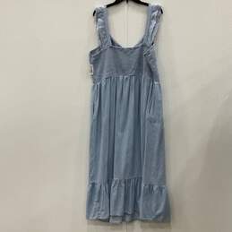 NWT Old Navy Womens Blue V-Neck Sleeveless Fit & Flare Dress Size XXL alternative image