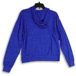 NWT Womens Blue Long Sleeve Activewear Full-Zip Hoodie Size Medium alternative image
