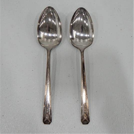 Vintage Community Milady Silver Plate Flatware With Case image number 7