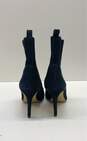 Via Spiga Suede Leather Slip-On Pointed Tote Boot Black 6.5 image number 4