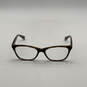 Womens RA7071 Clear Lens Brown Full-Rim Prescription Rectangle Eyeglasses image number 1