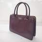 Kate Spade Lise Bixby Place Burgundy Patent Leather Satchel Handbag image number 1